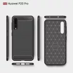 Techsuit - Carbon Silicone tok - Huawei P20 Pro - Black (fekete)