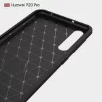 Techsuit - Carbon Silicone tok - Huawei P20 Pro - Black (fekete)