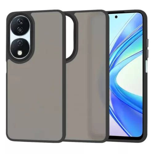 Honor X7b / X7b 5G / 90 SMART - Hátlap tok - fekete - Techsuit HaloFrost Se