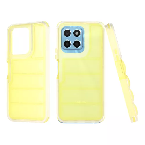 Techsuit - Wave Shield tok - Honor X6 / X8 5G / X6a / X6b / 70 Lite - (citromsárga)