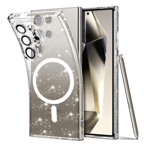 Techsuit - SparkleSkin MagSafe tok - SAMSUNG  S24 Ultra - Clear (átlátszó)