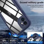 iPhone15 - Hátlap tok - kék - 360 teljes