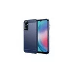 Techsuit - Hátlap tok - Carbon Szilikon - Samsung Galaxy A34 5G - Blue (kék)