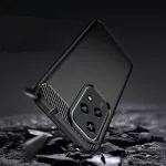 Honor 200 Lite - Hátlap tok - kék - carbon - Techsuit Carbon