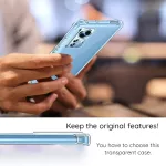 Honor 200 Lite - Hátlap tok - átlátszó - Techsuit Shockproof