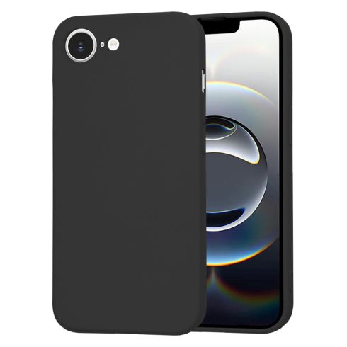 iPhone16e - Hátlap tok - (fekete) - SoftFlex