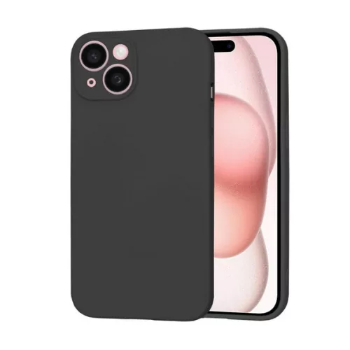 iPhone15 - Hátlap tok - fekete - Techsuit SoftFlex