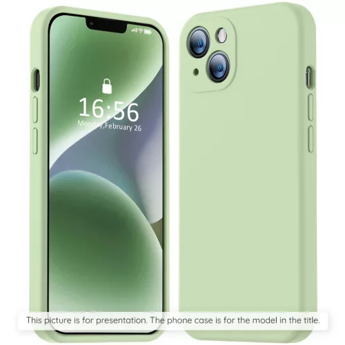 iPhone15 Pro - Hátlap tok - menta zöld - Techsuit SoftFlex