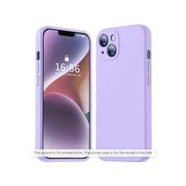 iPhone15 Plus - Hátlap tok - lila - Techsuit SoftFlex