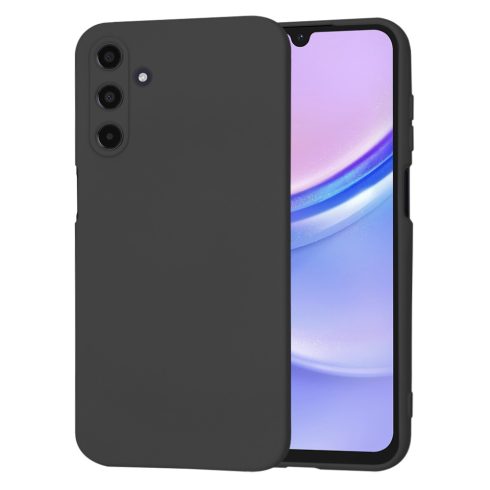 Techsuit - Hátlap tok - SoftFlex - Samsung Galaxy A15 4G / A15 5G - Black (fekete)