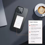 iPhone13 Pro Max - Hátlap tok - fekete - Techsuit SmartScreen NFC