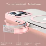 Techsuit - MagSafe Pro tok - iPhone 16 - Black (fekete)