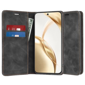   Techsuit - Confy Cover Notesz tok - Honor 200 - Black (fekete)