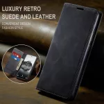 Techsuit - Confy Cover Notesz tok - Honor 200 - Black (fekete)