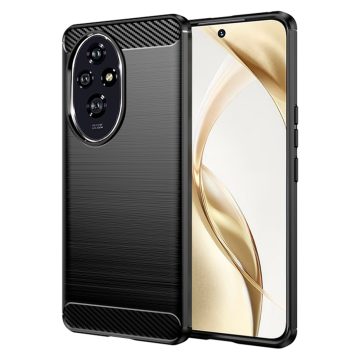 Techsuit - Carbon Szilikon tok - Honor 200 - Black (fekete)