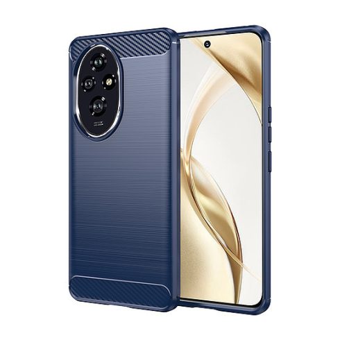 Tok szilikon, Honor 200 Techsuit Carbon Silicone (kék)