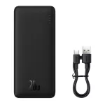 Powerbank - 10000 mAh - fekete - Baseus Airpow - 20W