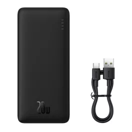 Powerbank - 10000 mAh - fekete - Baseus Airpow - 20W