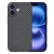 iPhone16 - Hátlap tok - fekete - carbon - Techsuit Carbonite FiberShell