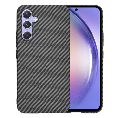 Techsuit - Hátlap tok - Carbonite FiberShell - Samsung Galaxy A54 - Black (fekete)