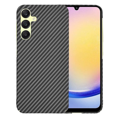 Techsuit - Hátlap tok - Carbonite FiberShell - Samsung Galaxy A25 5G - Black (fekete)