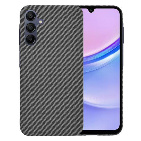 Techsuit - Hátlap tok - Carbonite FiberShell - Samsung Galaxy A15 4G / A15 5G - Black (fekete)