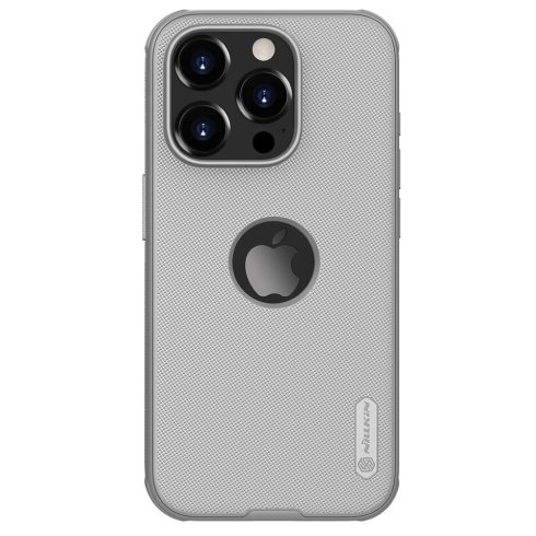 Nillkin - Super Frosted Shield Pro tok (Logó kivágás) - iPhone 16 Pro - Tit