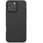 iPhone16 Pro - Hátlap tok - fekete - Nillkin Super Frosted Shield Pro Magne