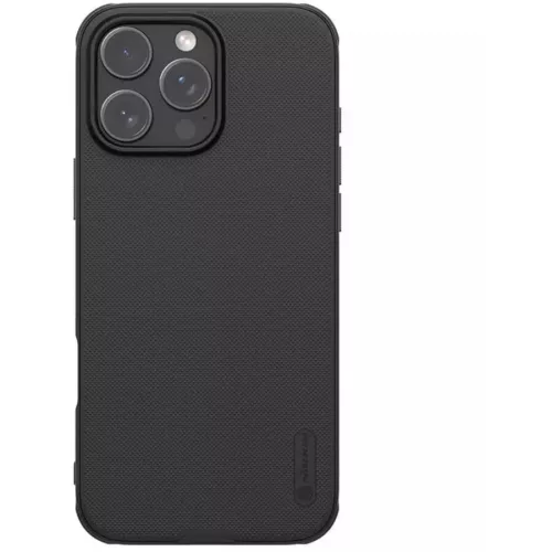 iPhone16 Pro - Hátlap tok - fekete - Nillkin Super Frosted Shield Pro Magne