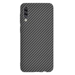 Techsuit - Hátlap tok - Carbonite FiberShell - Samsung Galaxy A30s / A50 / A50s - Black (fekete)