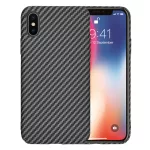 Techsuit - Carbonite FiberShell tok - iPhoneX / iPhoneXS - Black (fekete)