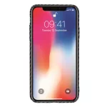 Techsuit - Carbonite FiberShell tok - iPhoneX / iPhoneXS - Black (fekete)