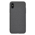 Techsuit - Carbonite FiberShell tok - iPhoneX / iPhoneXS - Black (fekete)