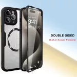 iPhone13 - Hátlap tok MagSafe - fekete - 360 teljes