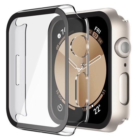 Óra tok, Apple Watch 4 / 5 / 6 / SE(40mm) - Defense360 Pro - (átlátszó) -Te