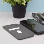Techsuit - Safe Wallet Plus Notesz tok - SAMSUNG  S25 Plus - Black (fekete)