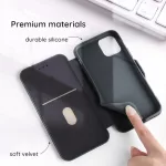 Techsuit - Safe Wallet Plus Notesz tok - SAMSUNG  S25 Plus - Black (fekete)