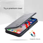 Techsuit - Safe Wallet Plus Notesz tok - SAMSUNG  S25 Plus - Black (fekete)