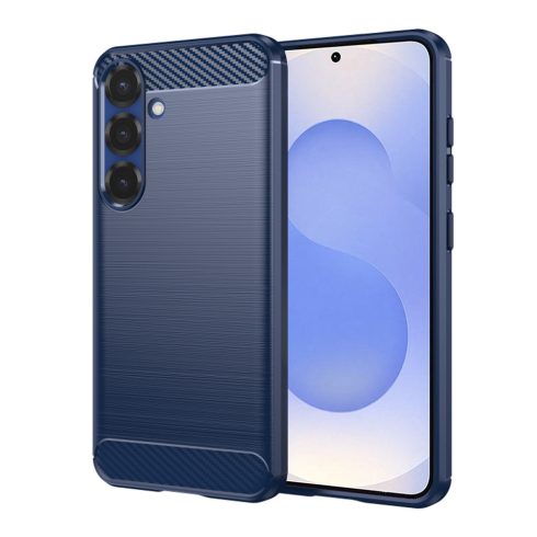 Techsuit - Carbon Szilikon tok - SAMSUNG  S25 - Blue (kék)