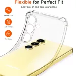 Techsuit - Shockproof Clear Szilikon tok - SAMSUNG  S25 Plus - (átlátszó)