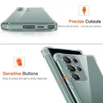 Techsuit - Hátlap tok - Shockproof Clear Szilikon - Samsung Galaxy S25 Ultra - (átlátszó)
