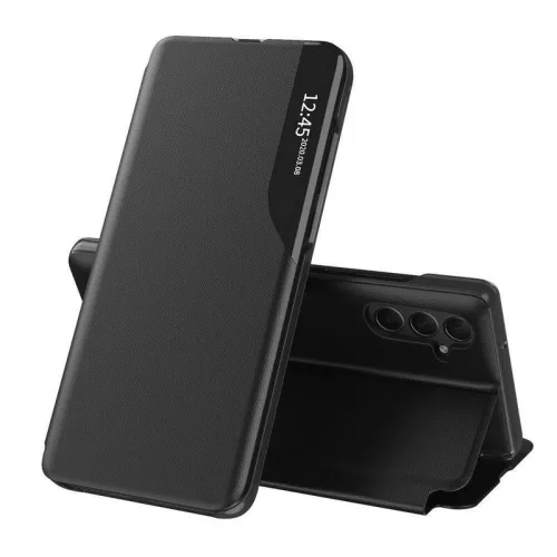 Samsung S25 Plus - Notesz tok - fekete - Techsuit eFold