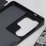 Samsung S25 Plus - Notesz tok - fekete - Techsuit eFold