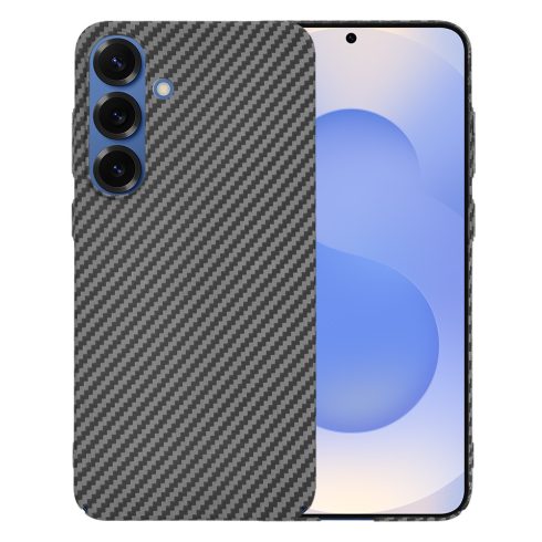 Techsuit - Carbonite FiberShell tok - SAMSUNG  S25 - Black (fekete)