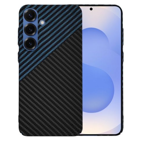 Techsuit - Carbonite FiberShell tok - SAMSUNG  S25 - Blue Pulse (kék)