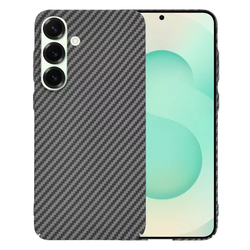 Techsuit - Carbonite FiberShell tok - SAMSUNG  S25 Plus - Black (fekete)