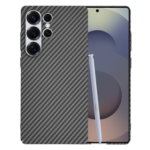 Techsuit - Carbonite FiberShell tok - SAMSUNG  S25 Ultra - Black (fekete)