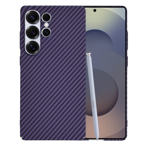 Techsuit - Carbonite FiberShell tok - SAMSUNG  S25 Ultra - Purple (lila)