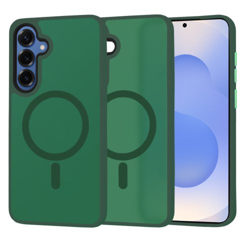 Techsuit - HaloFrost MagSafe tok - SAMSUNG  S25 - Midnight Green (zöld)