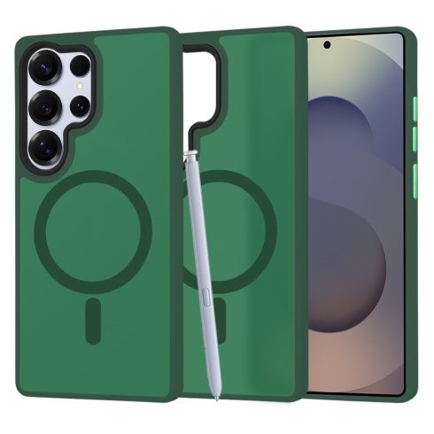 Techsuit - HaloFrost MagSafe tok - SAMSUNG  S25 Ultra - Midnight Green (zöl